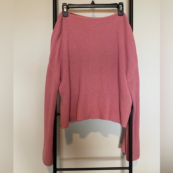 NA KD Pink Bell Arm Sweater - Picture 4 of 5